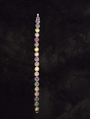 Multicolor Crystal Tennis Bracelet - TOUCHSTONE CRYSTAL